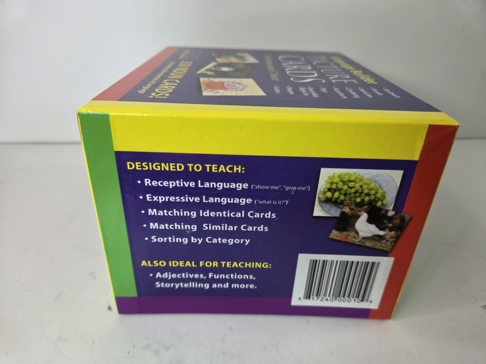 *Incomplete Stages Language Builder Picture Cards ~250 Noun Flash Cards Learning