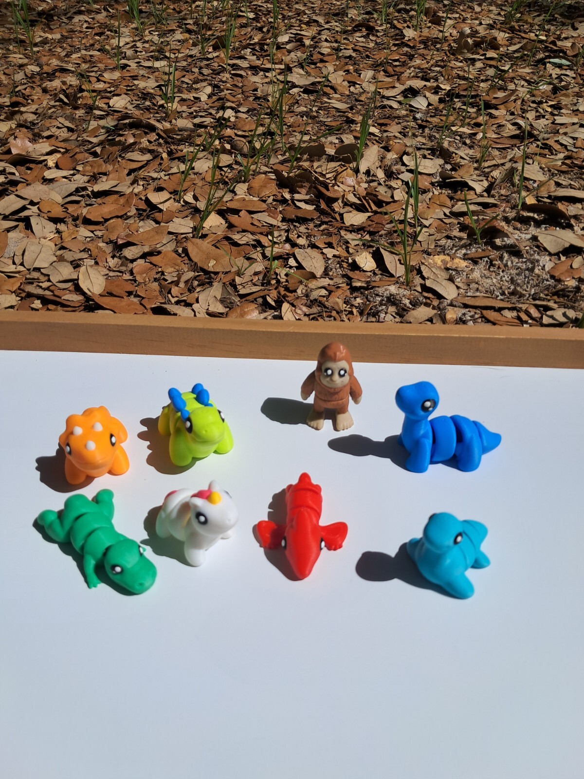 3D Printed Articulated Fantasy Fidget Toy Set- Dragon, Unicorn, Dinosaur, etc