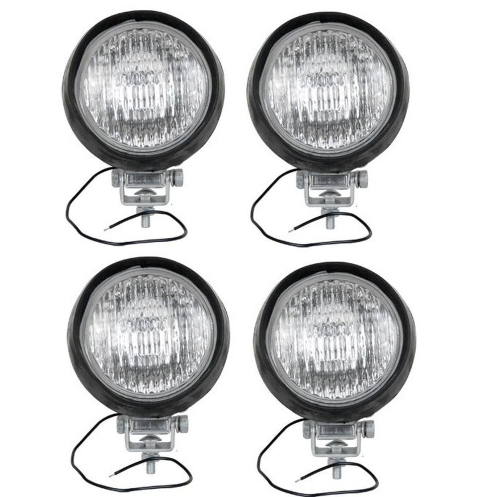 Qty 4: Headlamp with H3 Bulb Fits Bobcat Replaces L755H12V_x4