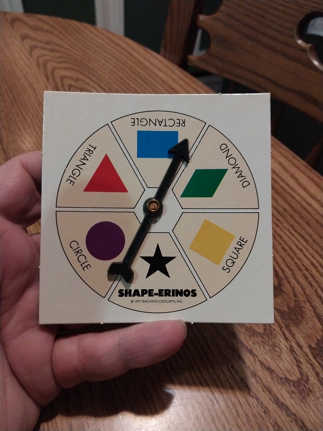 Vintage Shape-Erinos by Teaching Concepts 1977 Learning Game Ages 3 – 5 Nice!