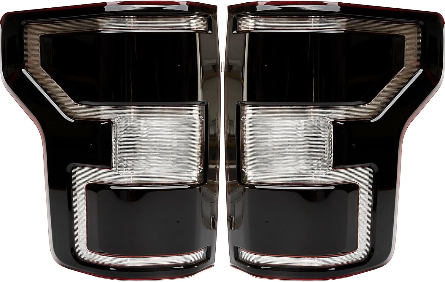 Brake Tail Light Lamp Compatible Ford F150 2018-2020 Smoke Halogen