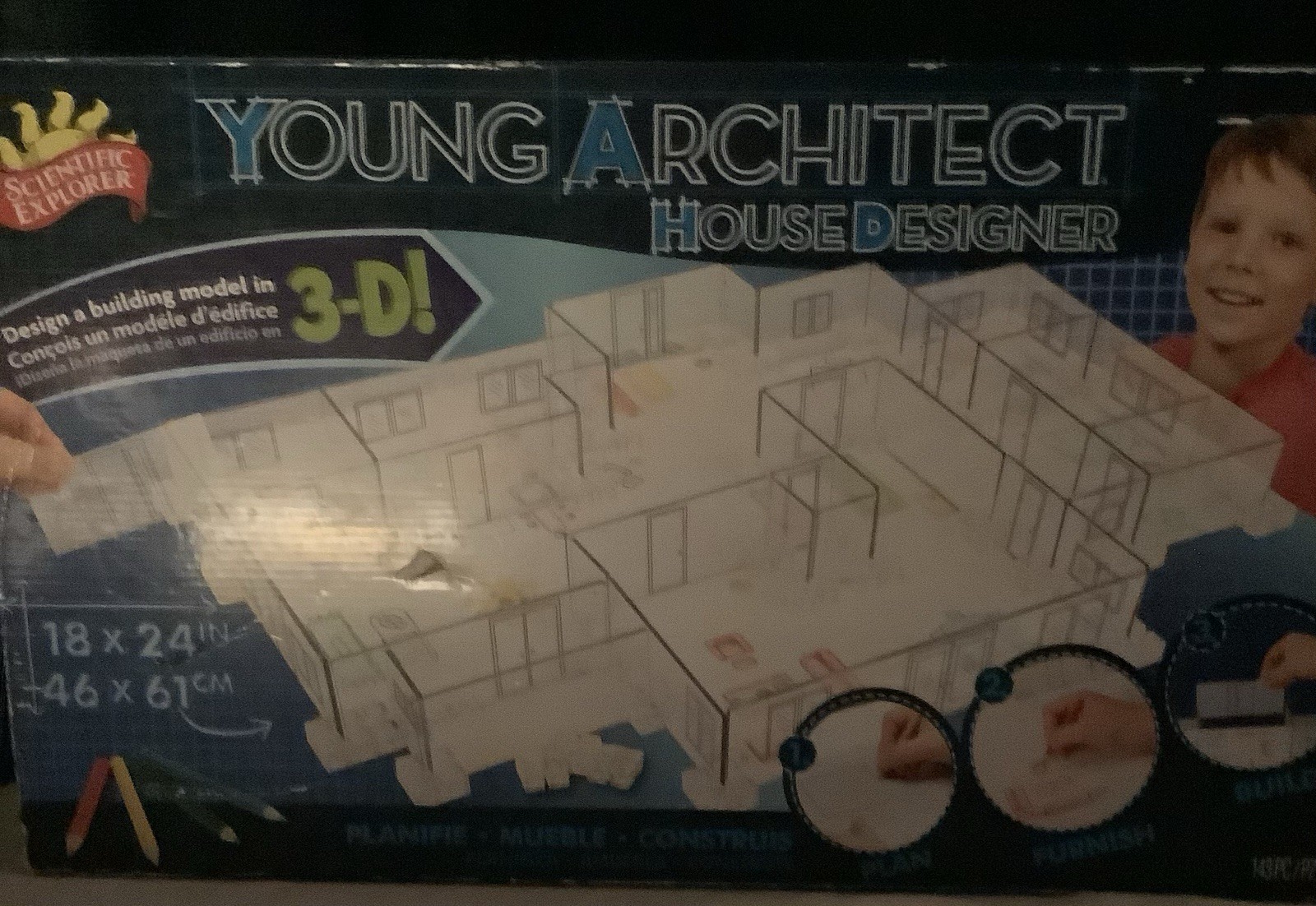 Scientific Explorer Young Architect 3-D Building Set New In Box Read!!!!