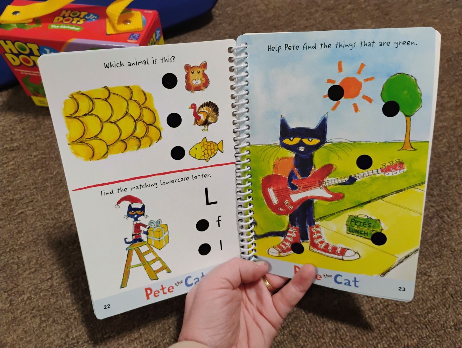 Hot Dots & Hot Dots Junior Educational Insights Lot Including Pete The Cat