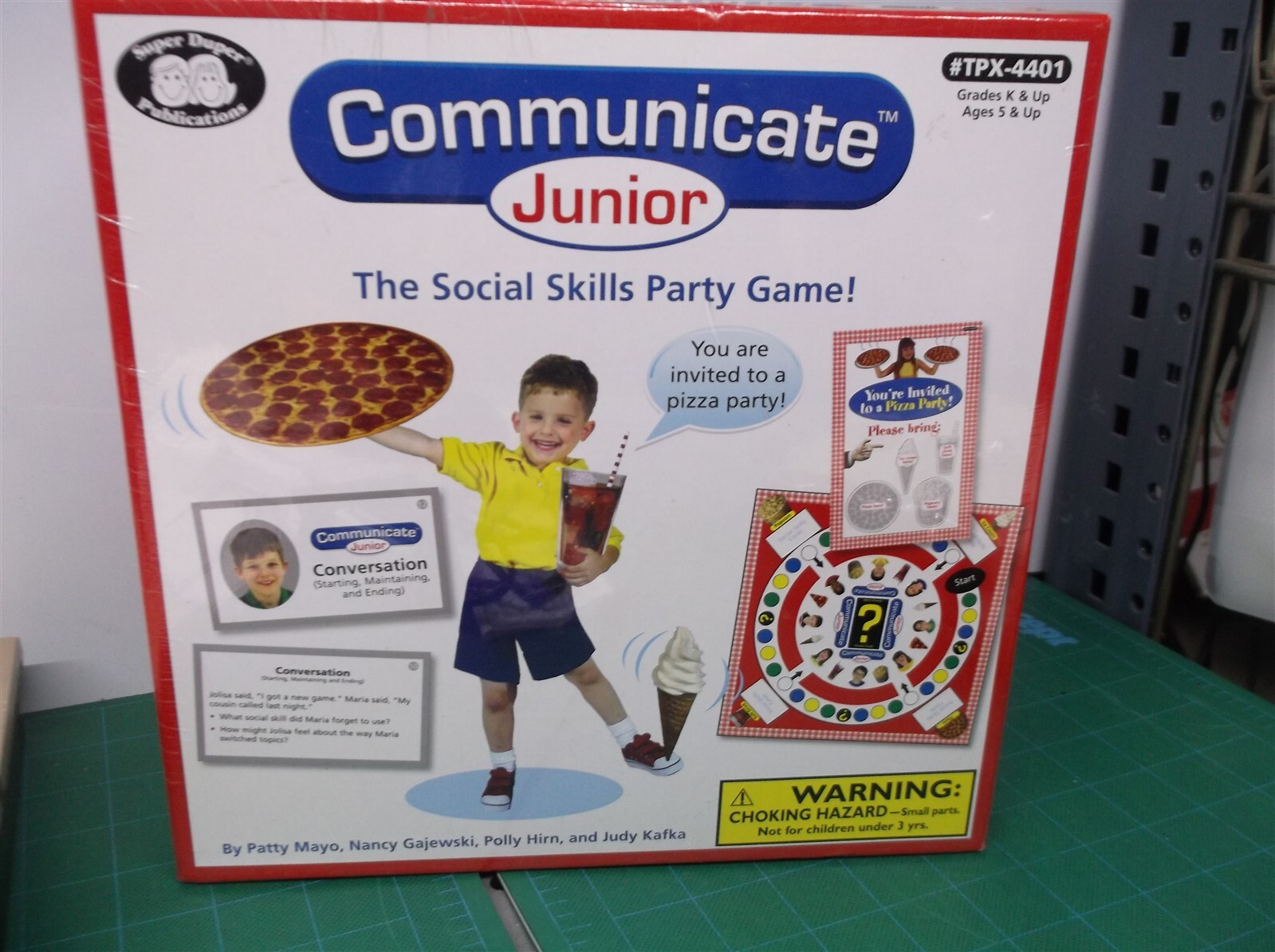 Communicate Junior Social Skills Pizza Party Board Game – Super Duper Learning