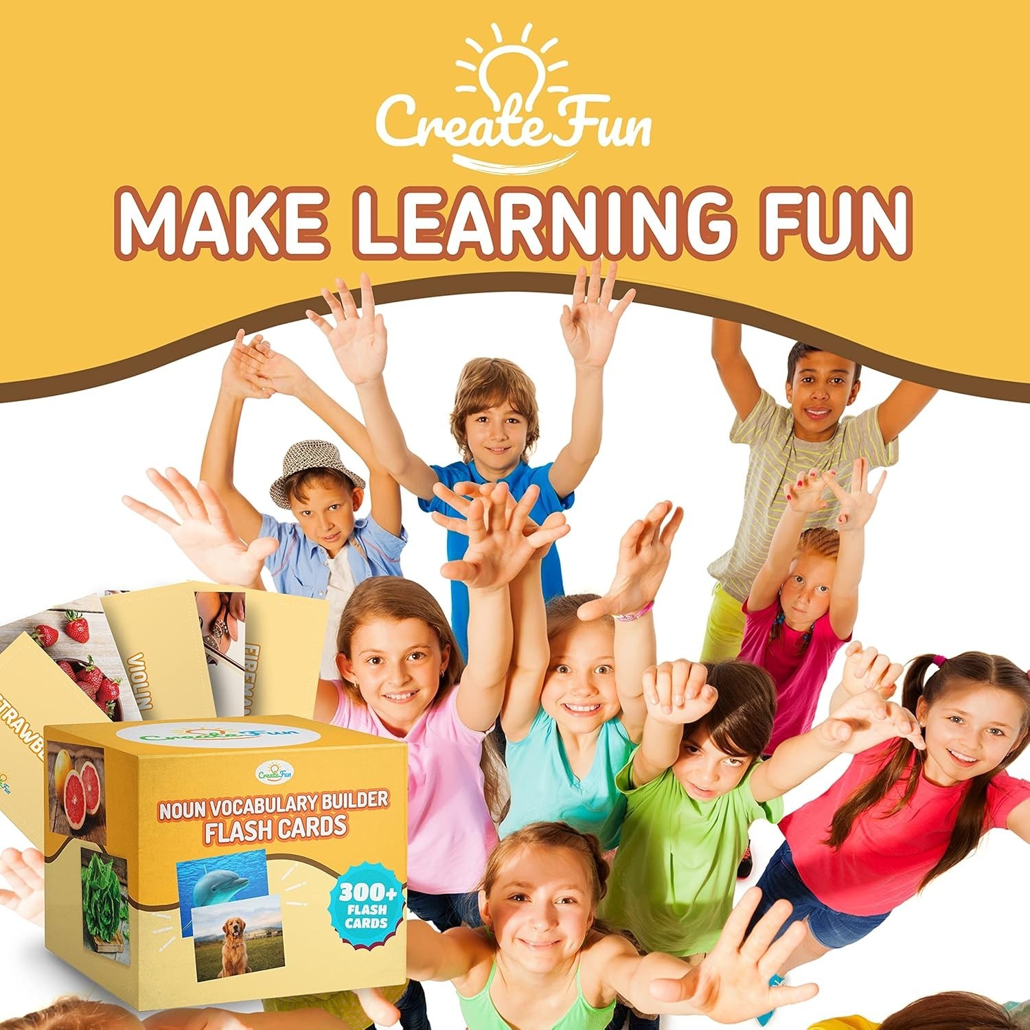 High-Quality 300 Noun Flash Cards – Interactive Learning for Toddlers to Adults