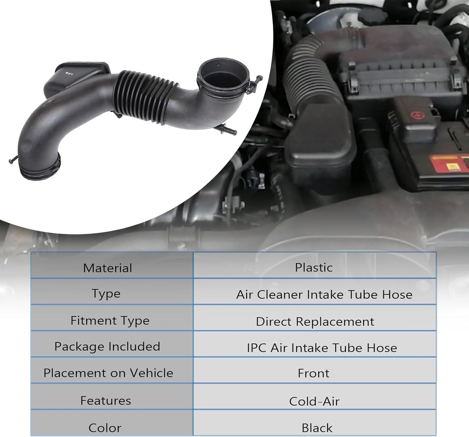 FZJDSD 1PC Air Cleaner Intake Tube Hose 28130-3S160 281303S160 Compatible with