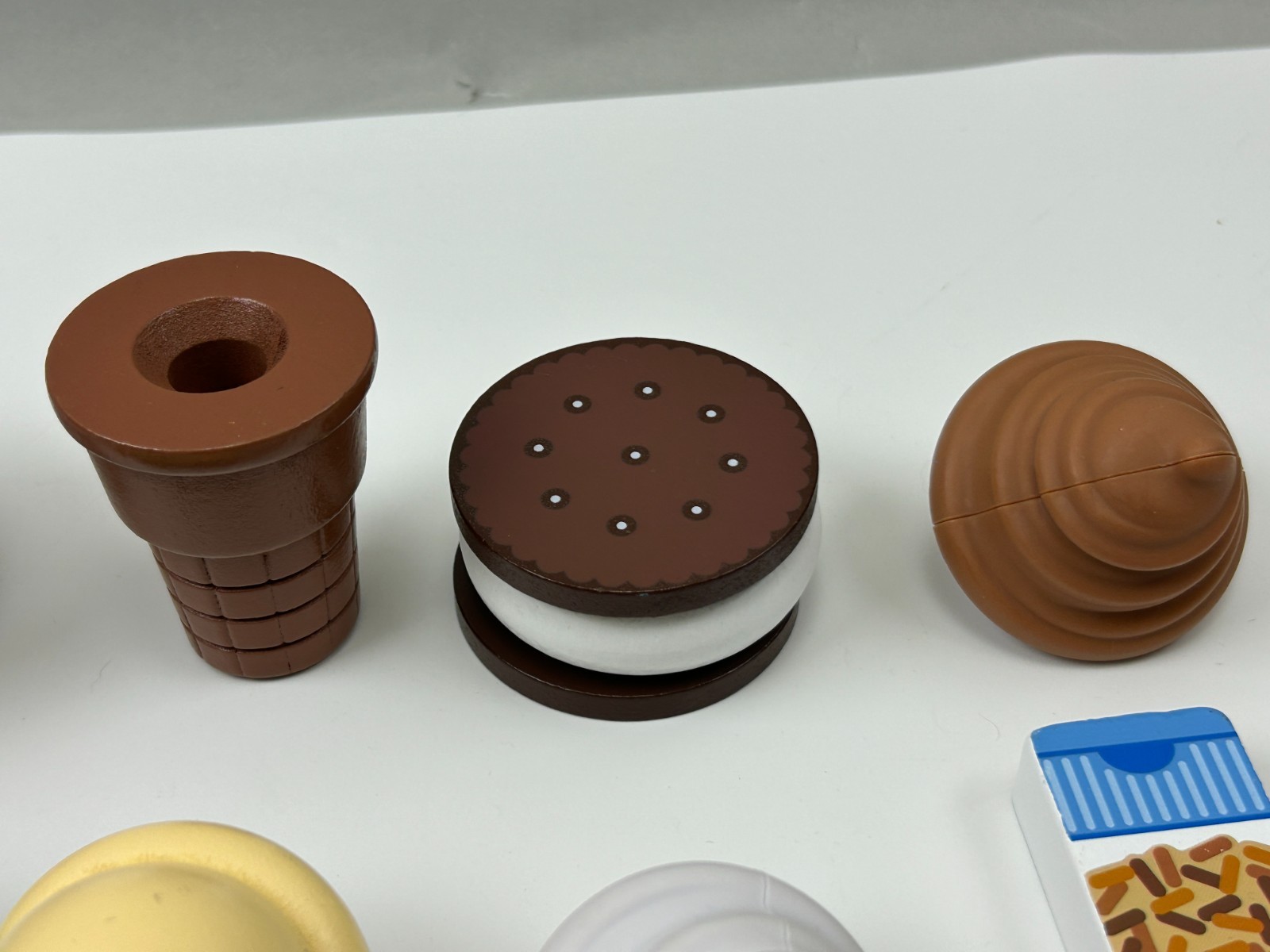 Melissa & Doug Ice Cream Scoop & Serve Replacement Parts Toppings Cones Cups