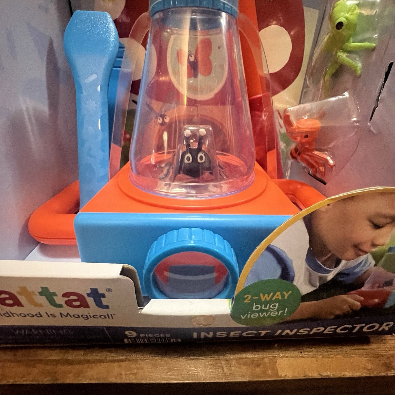 BATTAR Insect inspector Preschool Age- Includes 3Bugs Net Tongs & Inspector-GIFT