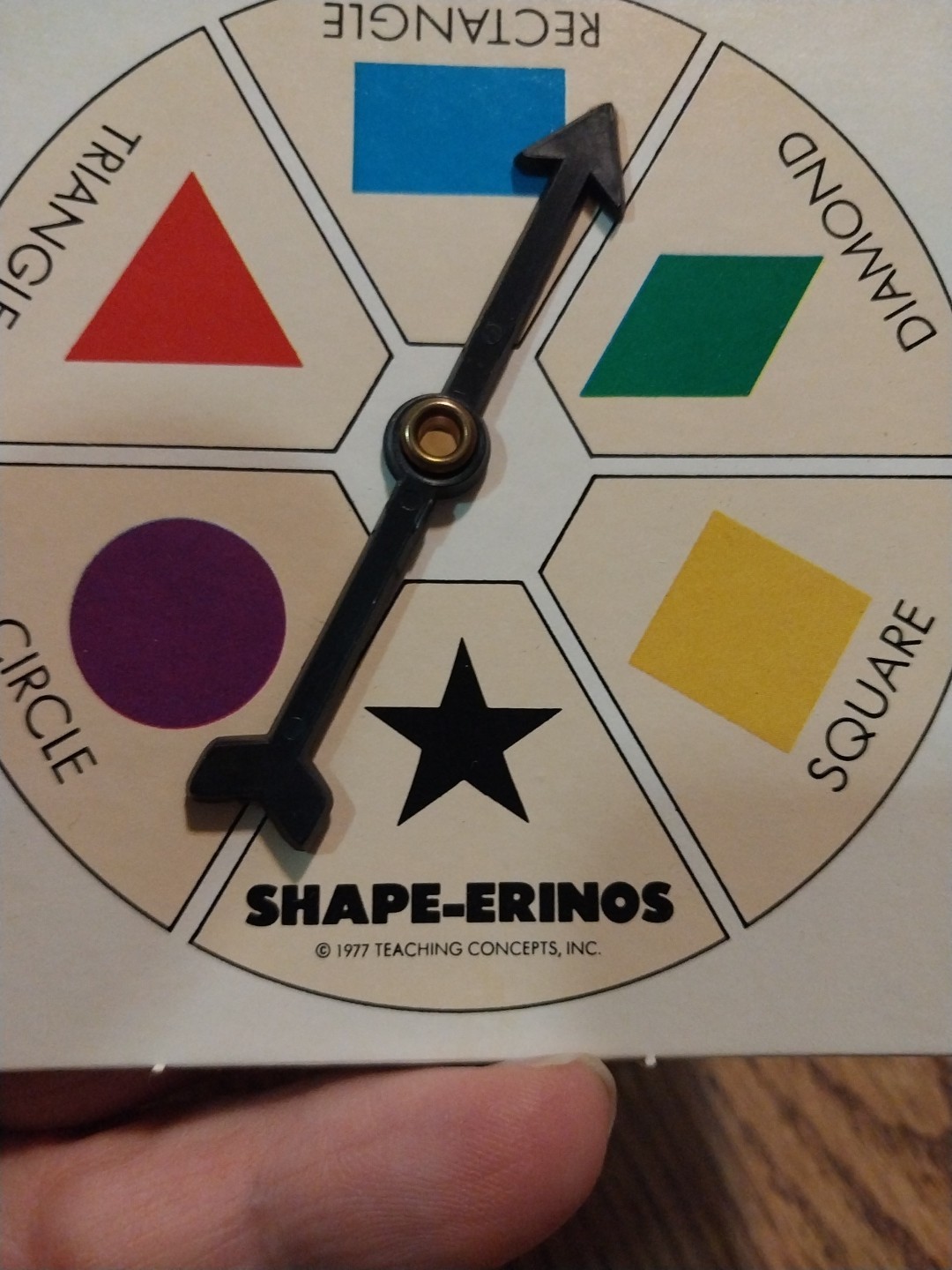Vintage Shape-Erinos by Teaching Concepts 1977 Learning Game Ages 3 – 5 Nice!