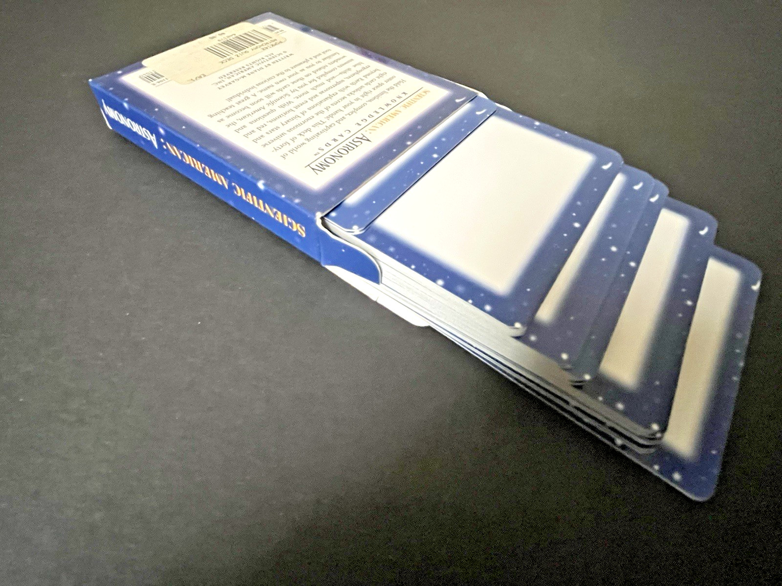Astronomy Quiz Deck, Scientific American Knowledge Cards, 48 cards, 2003