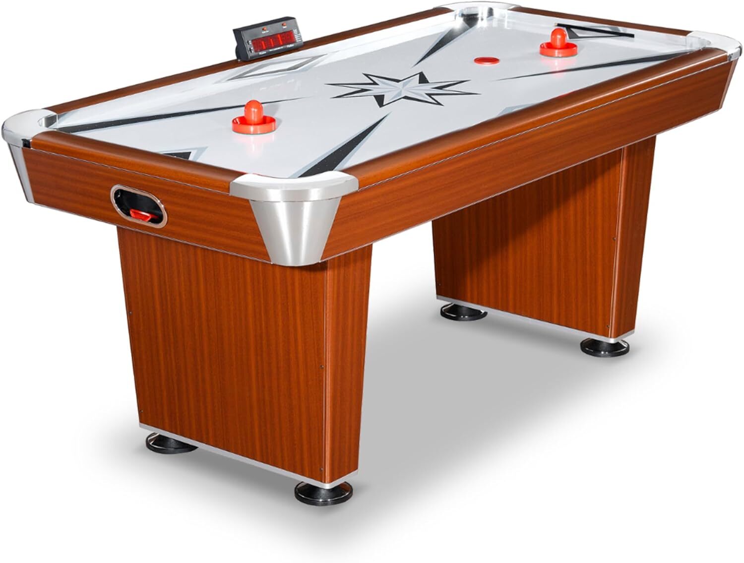 Hathaway Midtown 6′ Air Hockey Family Game Table with Electronic Scoring,