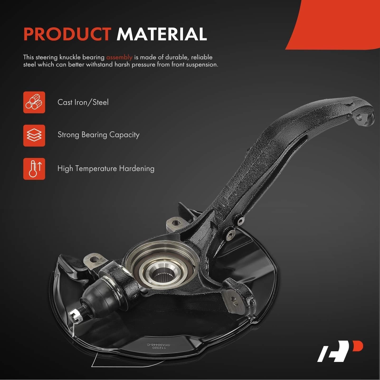 A-Premium Front Right Steering Knuckle & Wheel Bearing Hub Assembly Compatibl…