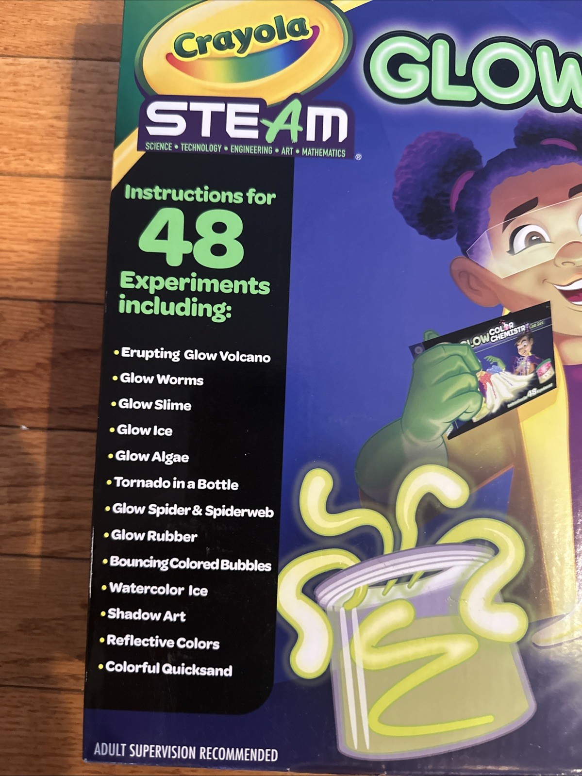 Crayola Color Chemistry Glow Lab Art Set 7+ Unisex New In Box – SEALED