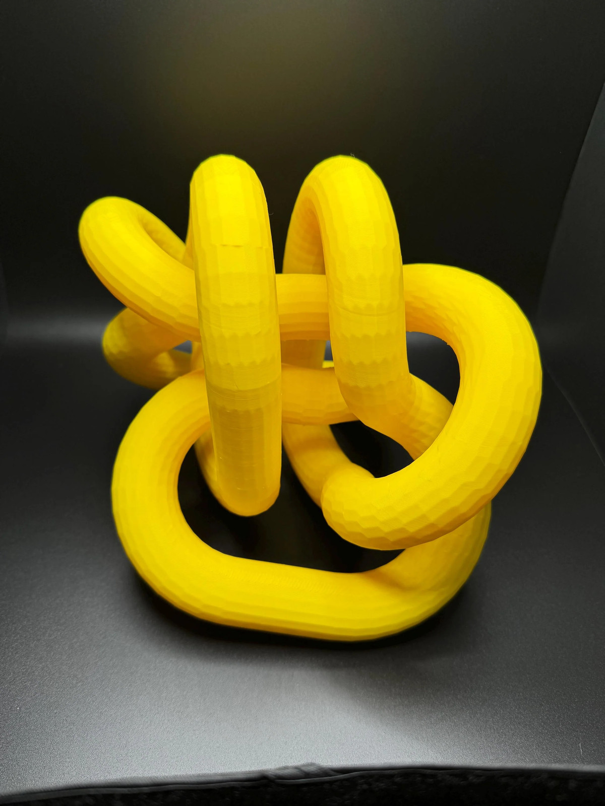 3D Printed Giant Knot Art Sculpture – Unique Gift for Home Decor, Modern Art,