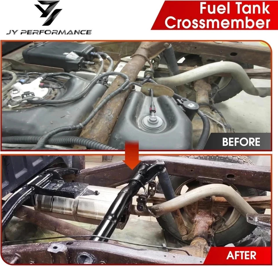 Rear Fuel Tank Support Crossmember Compatible for 2007-2014 Chevy Silverado