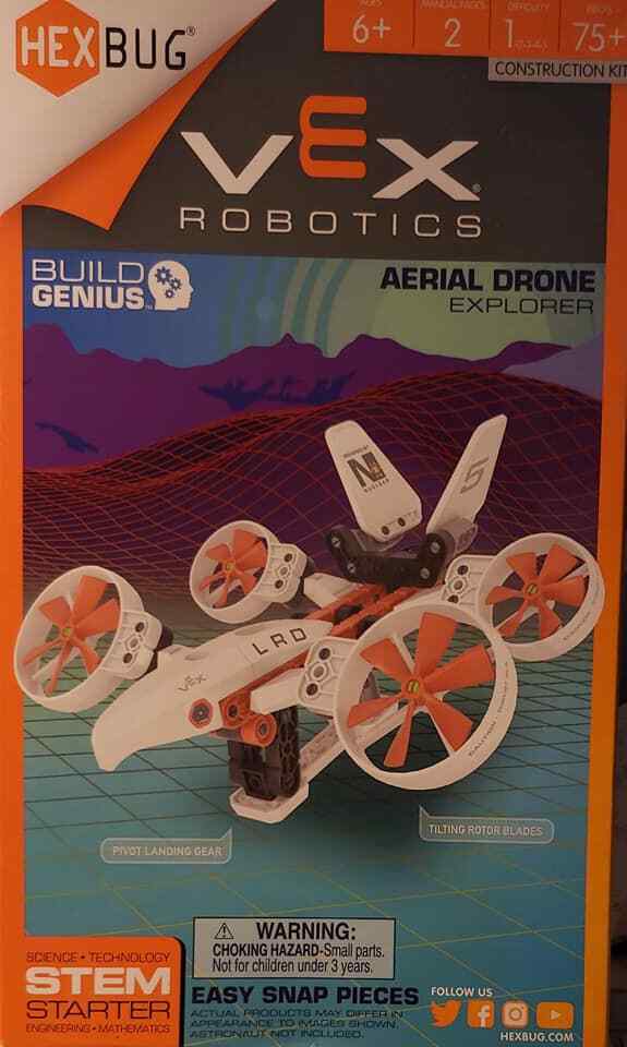 HEX BUG VEX ROBOTICS AERIAL DRONE EXPLORER (LOC TUB E-4)