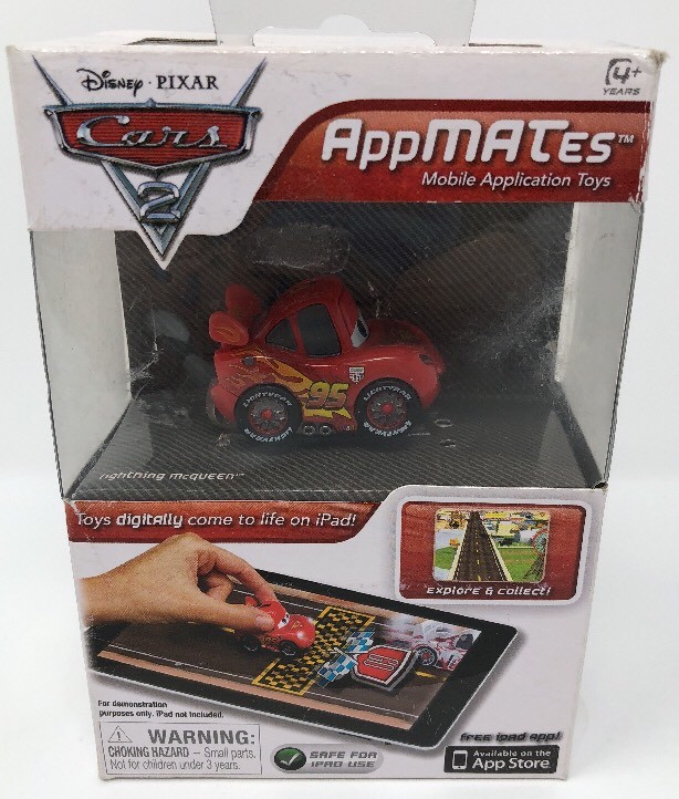Disney Pixar Cars 2 AppMATes Single Pack Lightning McQueen iPad Compatible