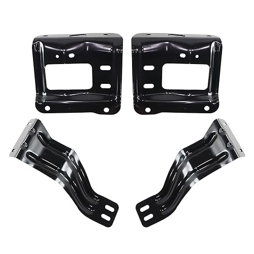 Replacement For 2011-2016 Fo-rd F Set of 4 Front Bumper Bracket Left & Right