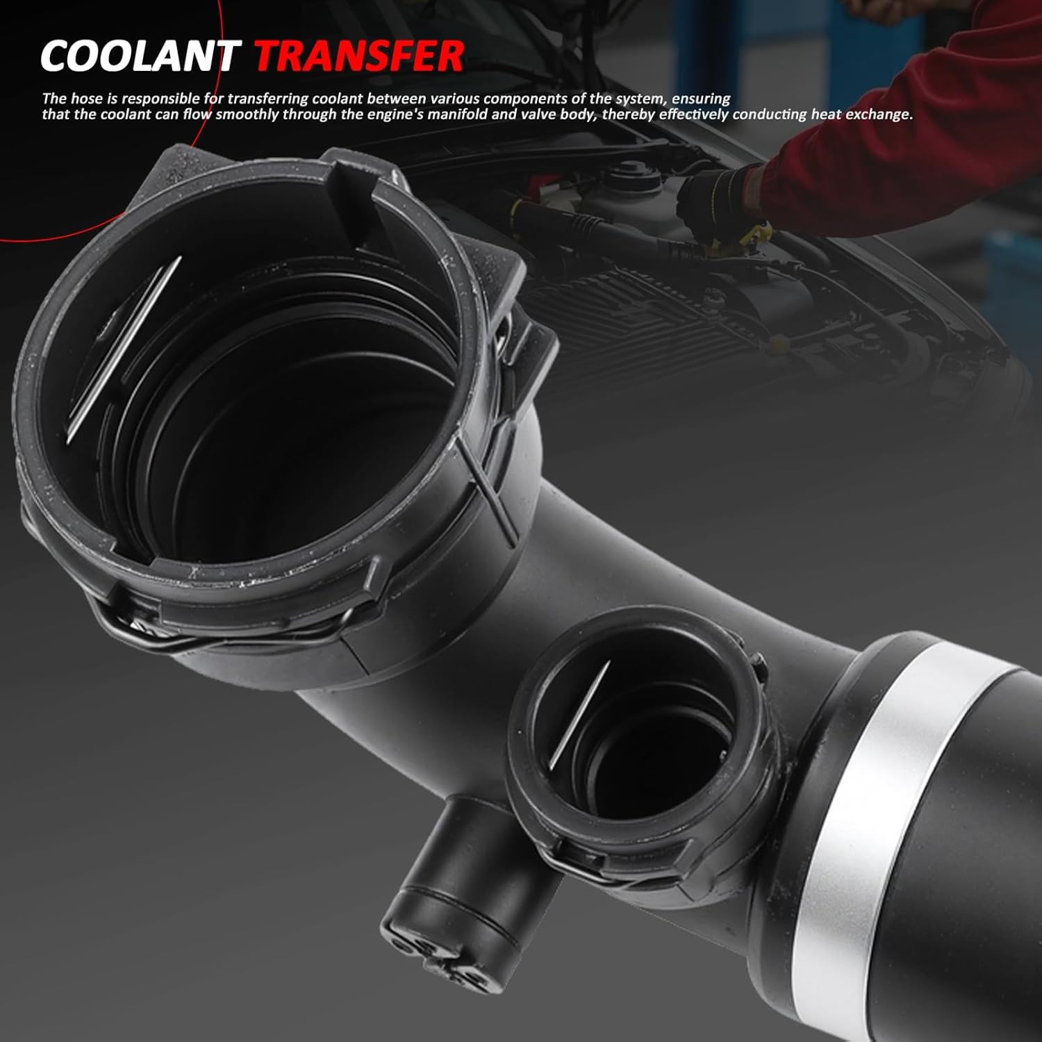 Upper Radiator Coolant Hose Pipes For BMW E53 X5 2001-2006 11537500733 3.0i