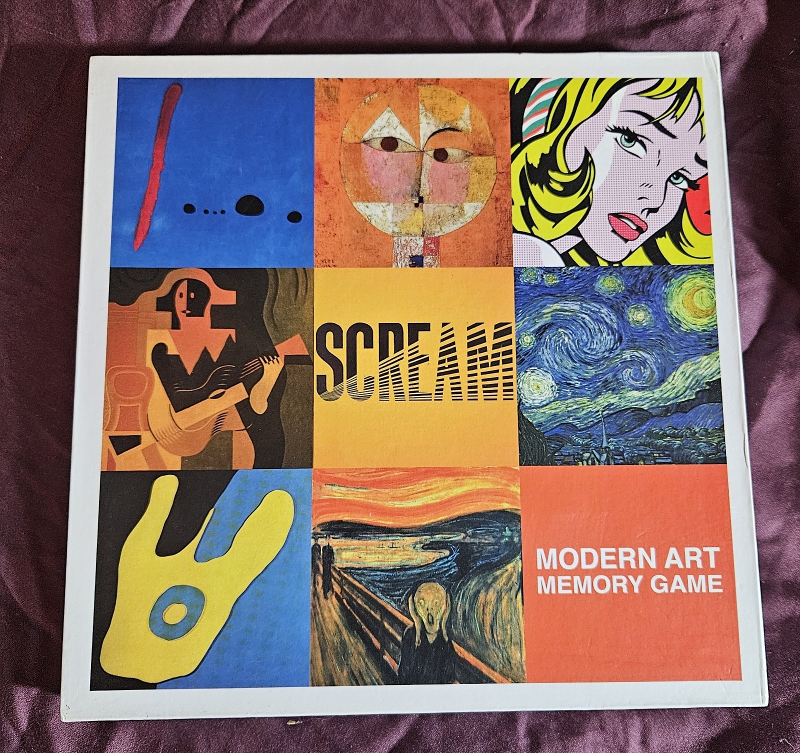 Modern Art Memory Game 2011 Matching “LN” COMPLETE (BlkFri)