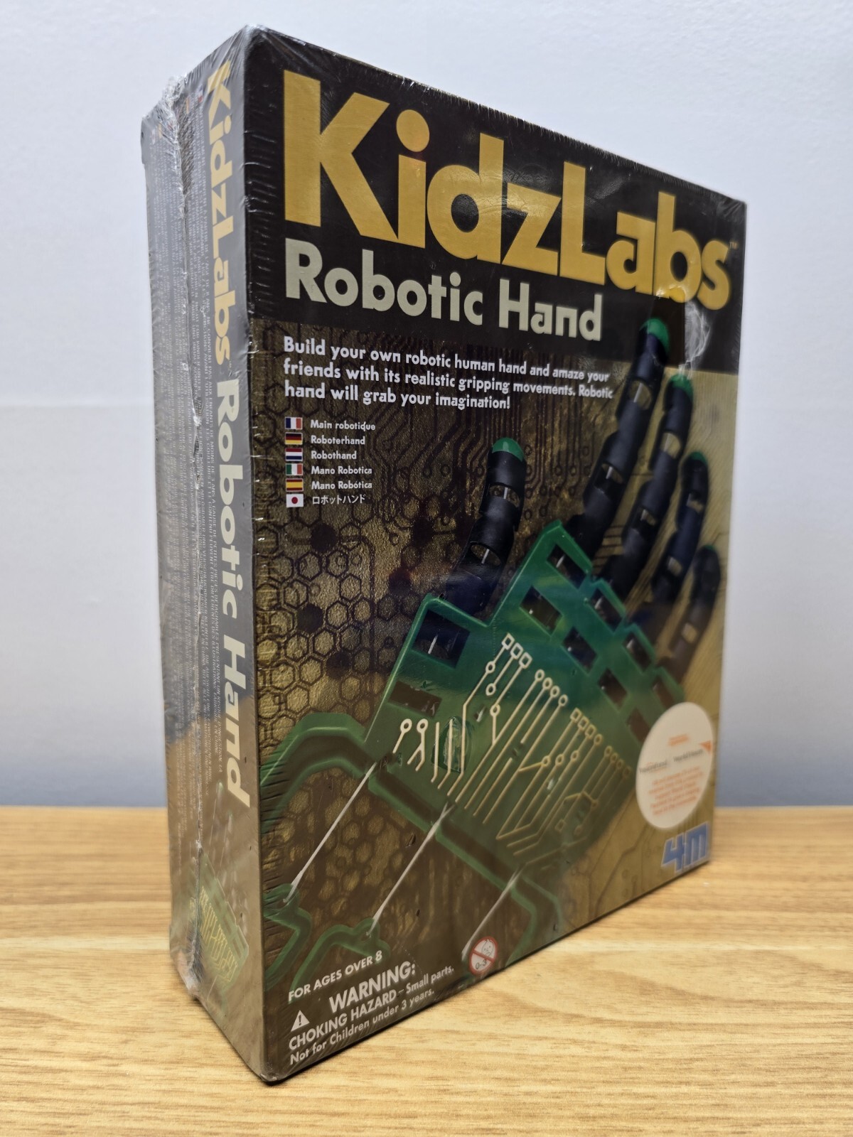 SEALED 4M Kidzlabs Robotic Hand Kit – DIY Mechanical Robot Science – STEM Toys