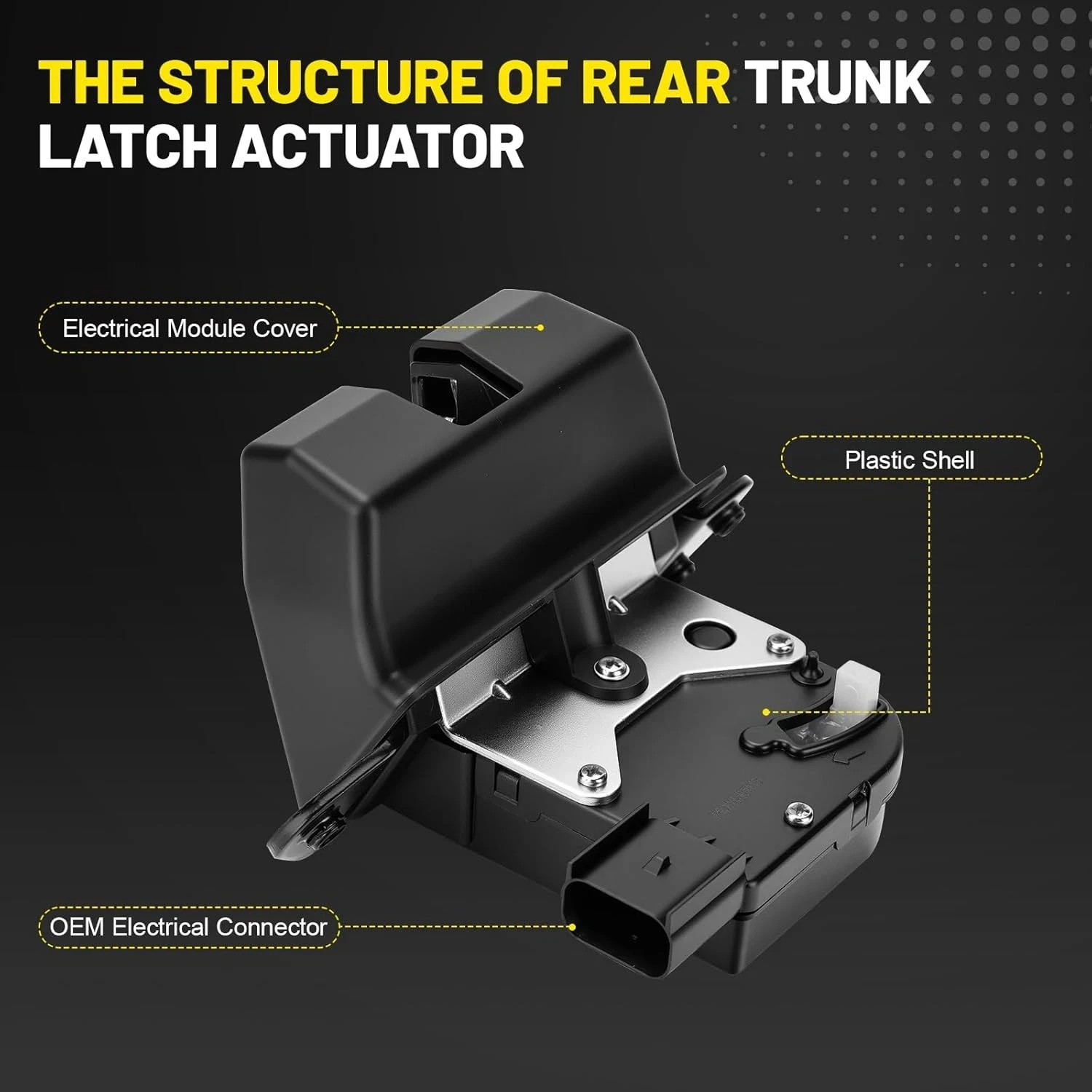 Rear Trunk Latch Tailgate Liftgate Door Lock Actuator for Hyundai Santa Fe