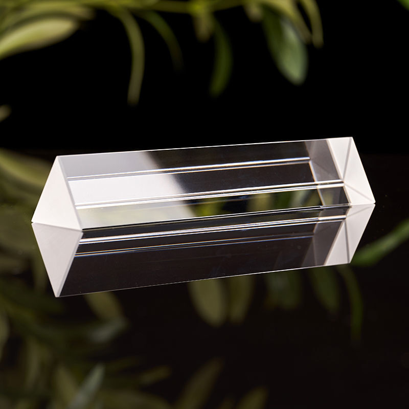 Equilateral Optical Prism Transparent Glass Prop Dispersion Physics Teaching