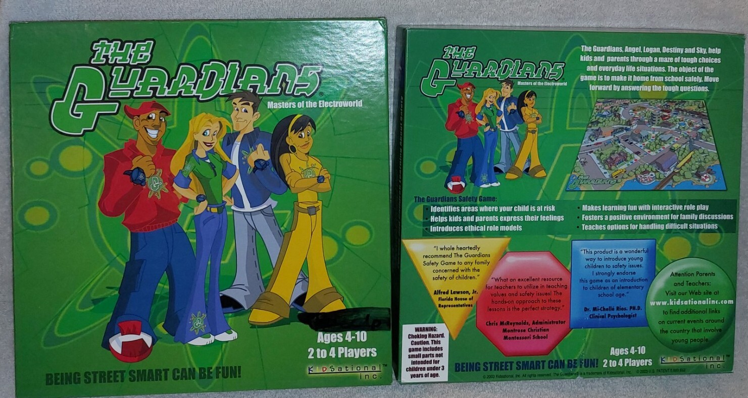 The Guardians Game Fun Way to Learn Safety Street Smarts Never Played Ages 4-10