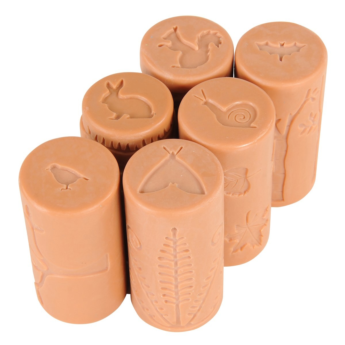 Yellow Door Forest Friends Dough Rollers – Set of 6