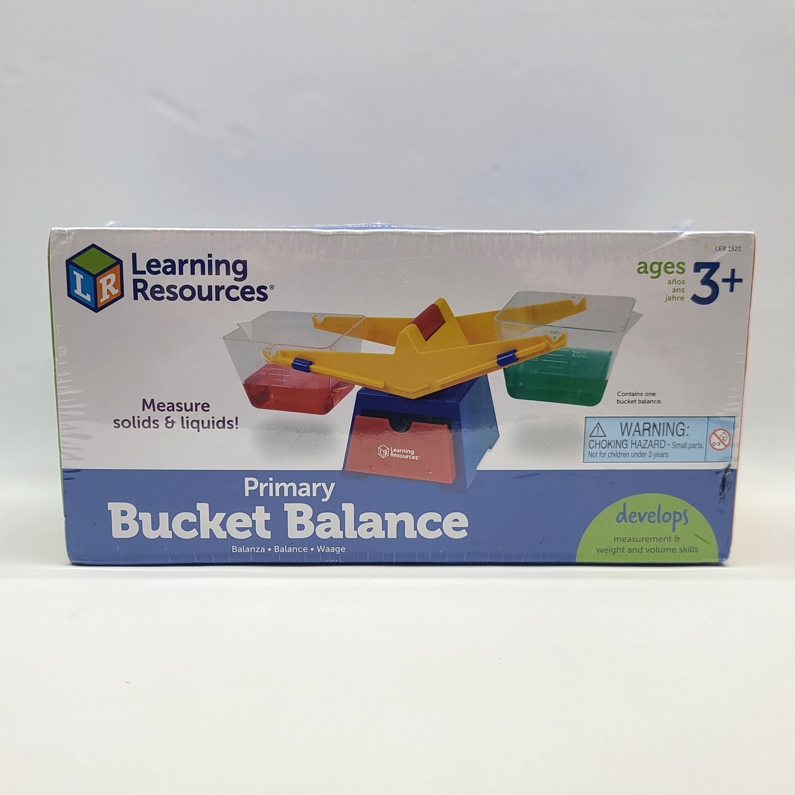 ⭐️ Learning Resources Primary Bucket Balance Teaching Scale Kids Toys – LER 1521