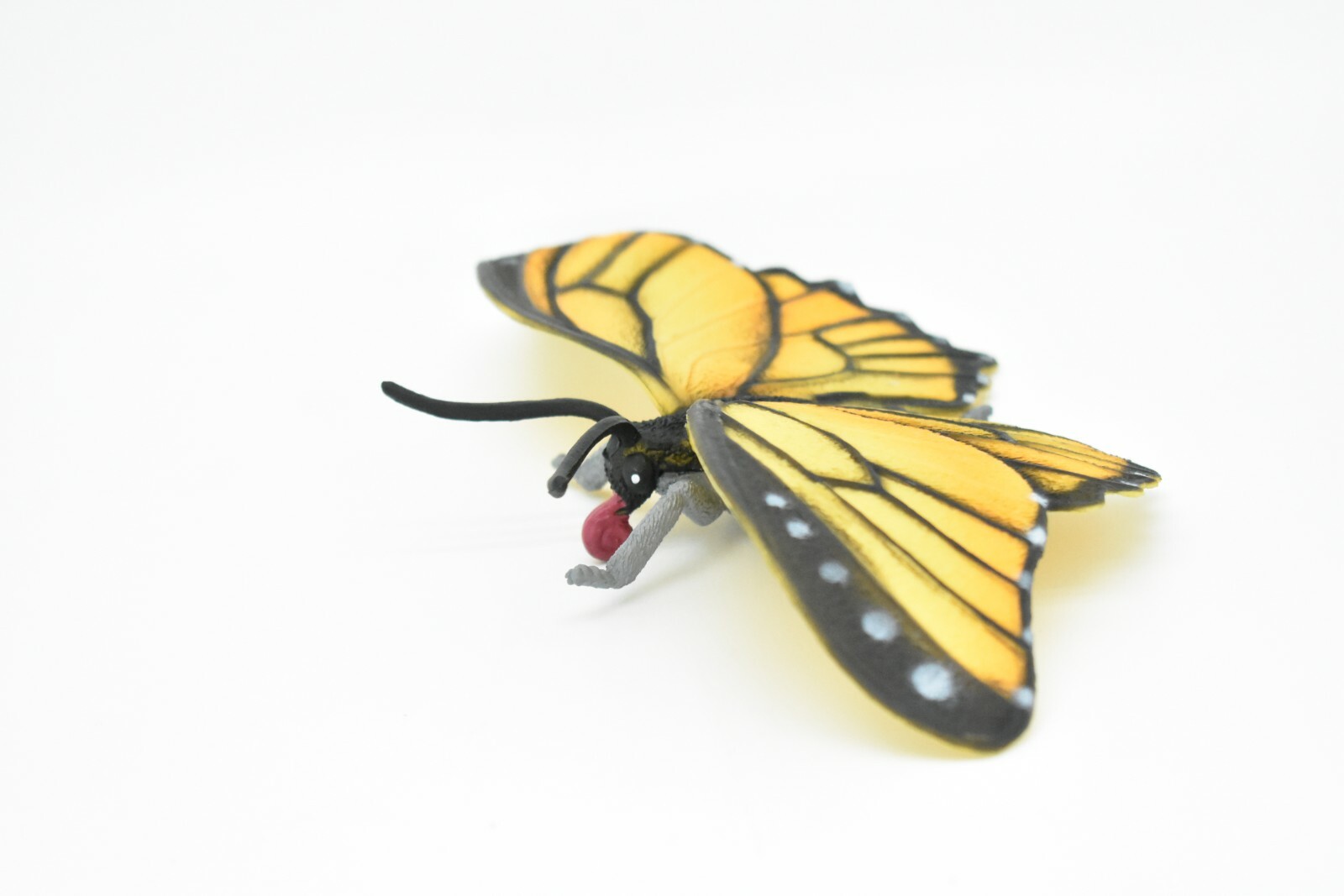 Butterfly, Monarch, Yellow and Orange, Very Nice Plastic Figure, Model 8″