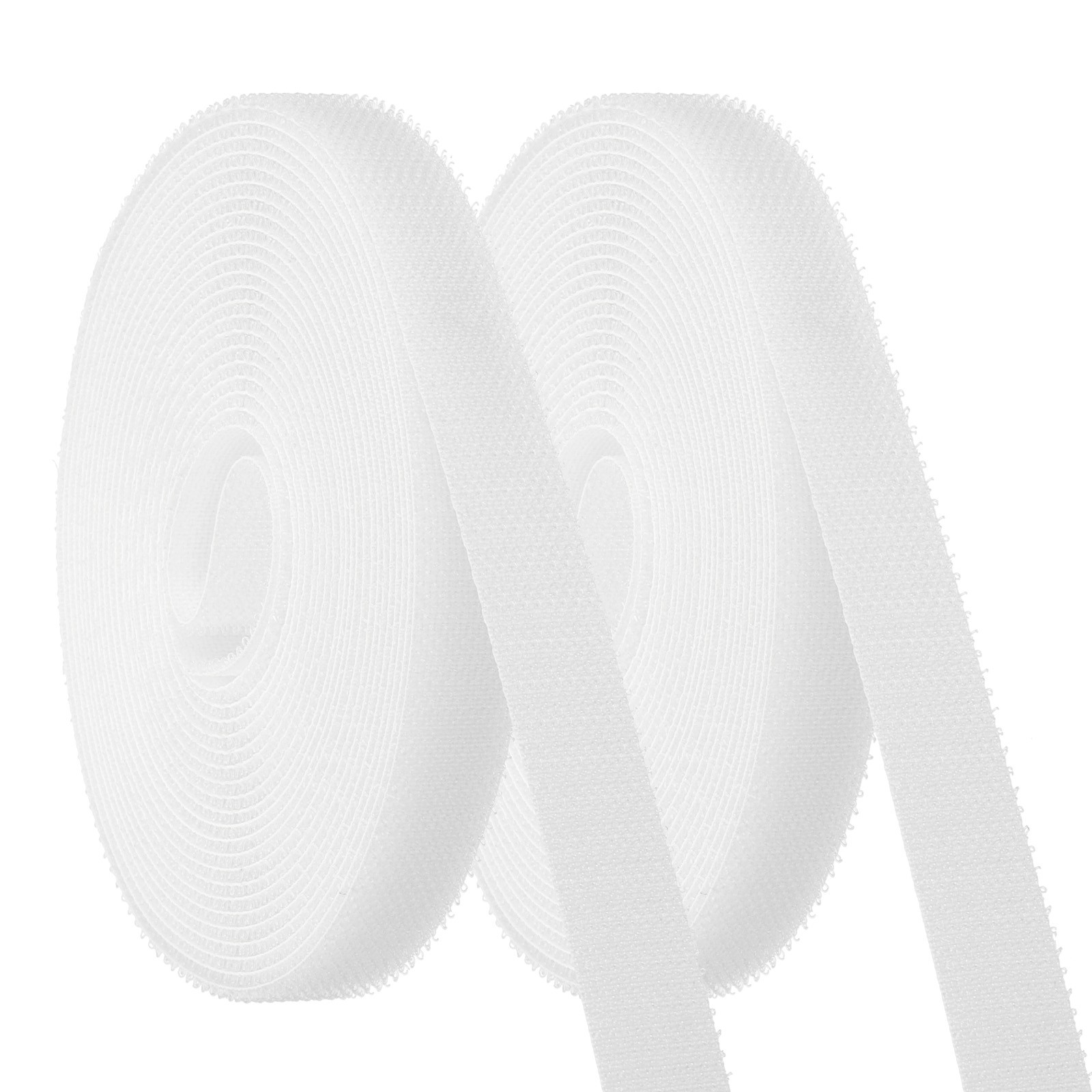 2pcs Carpet Marker Strips 0.6 Inch x 16.4 Ft, Floor Markers Nylon Strip, White