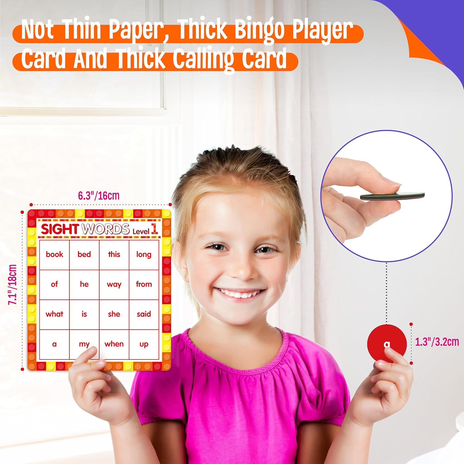 Sight Word Bingo Game 120 Words Kids Learning Reading Preschool Classroom