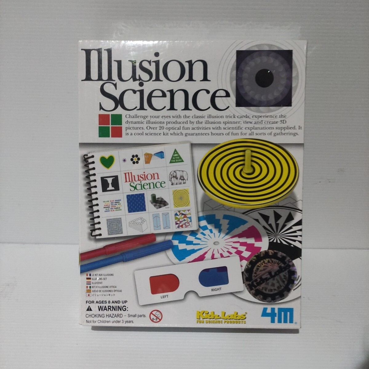 4M – KidzLabs – Illusion Science – Optical Fun Tricks Educational Age 8+
