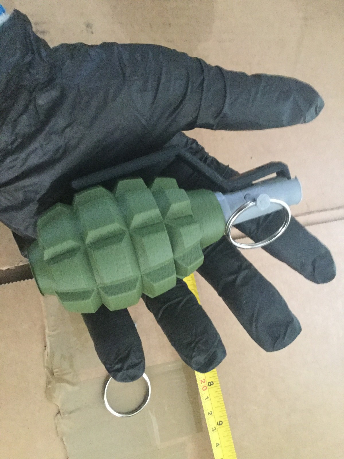 FAKE Soviet F1 WW2 Era Frag Grenade – Accurate Size Plastic Replica milsim