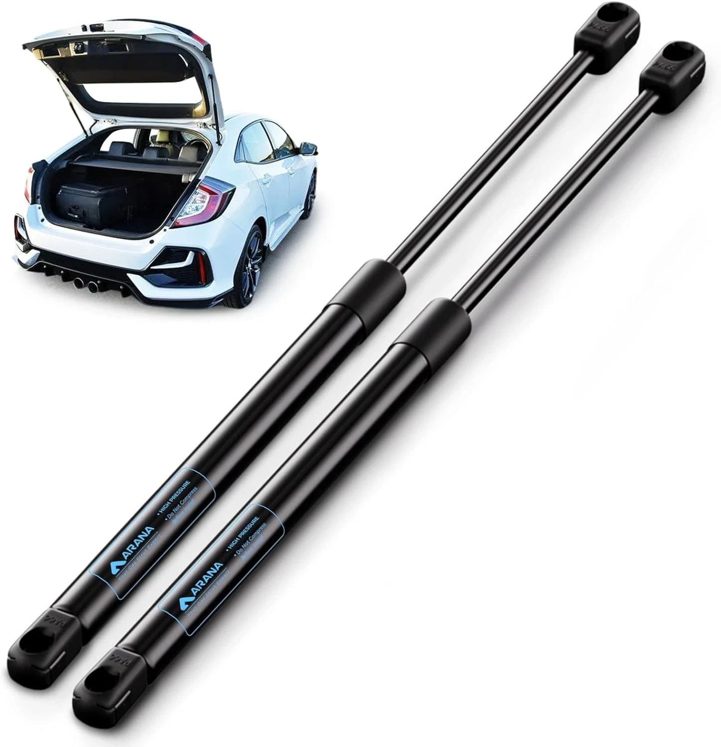 ARANA Rear Trunk Hatch Struts for Honda Civic X Hatchback 2017-2022, Liftgate