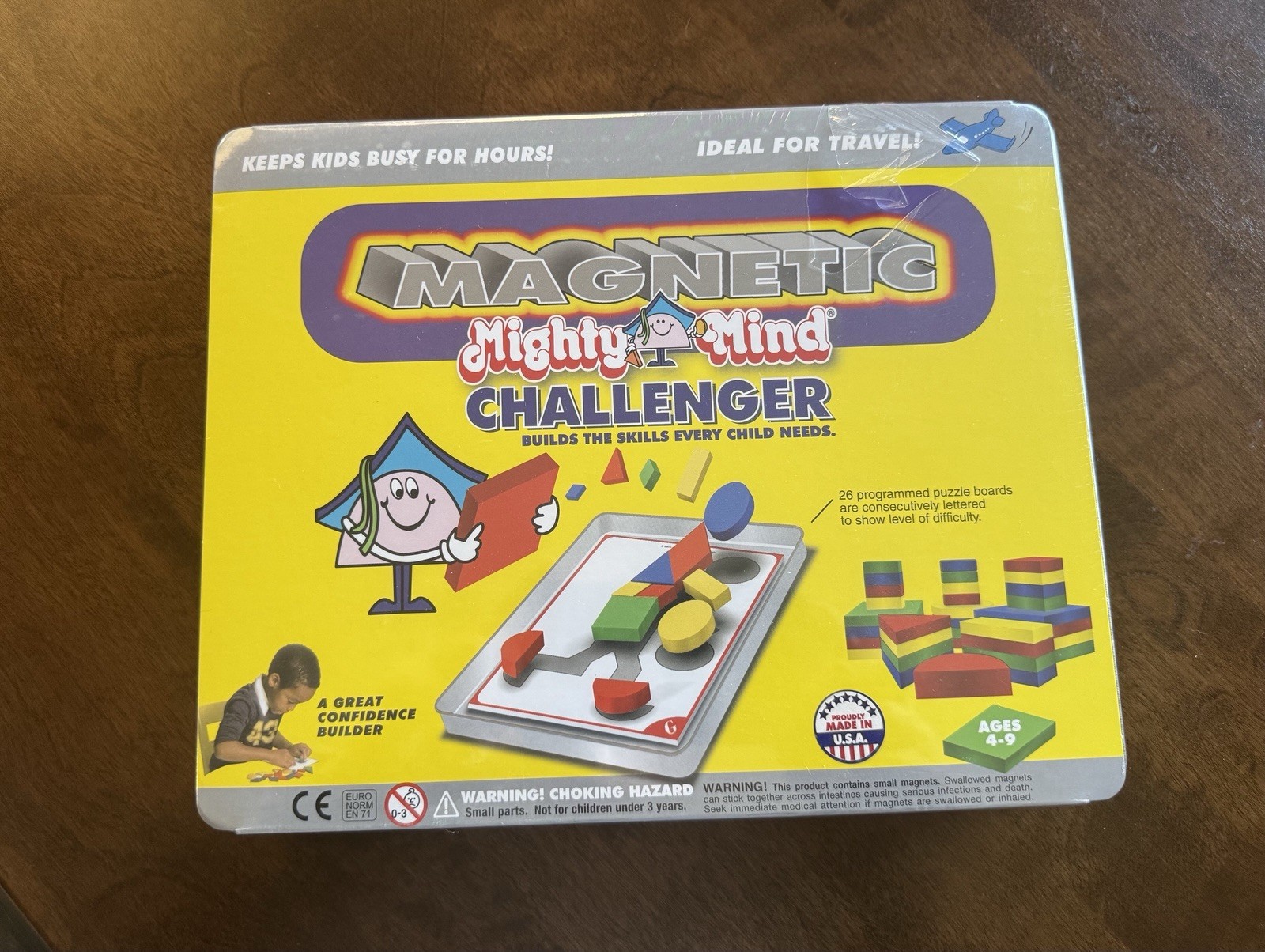 New Magnetic Mighty Mind Challenger, ages 4-9. award winner by Parents choice