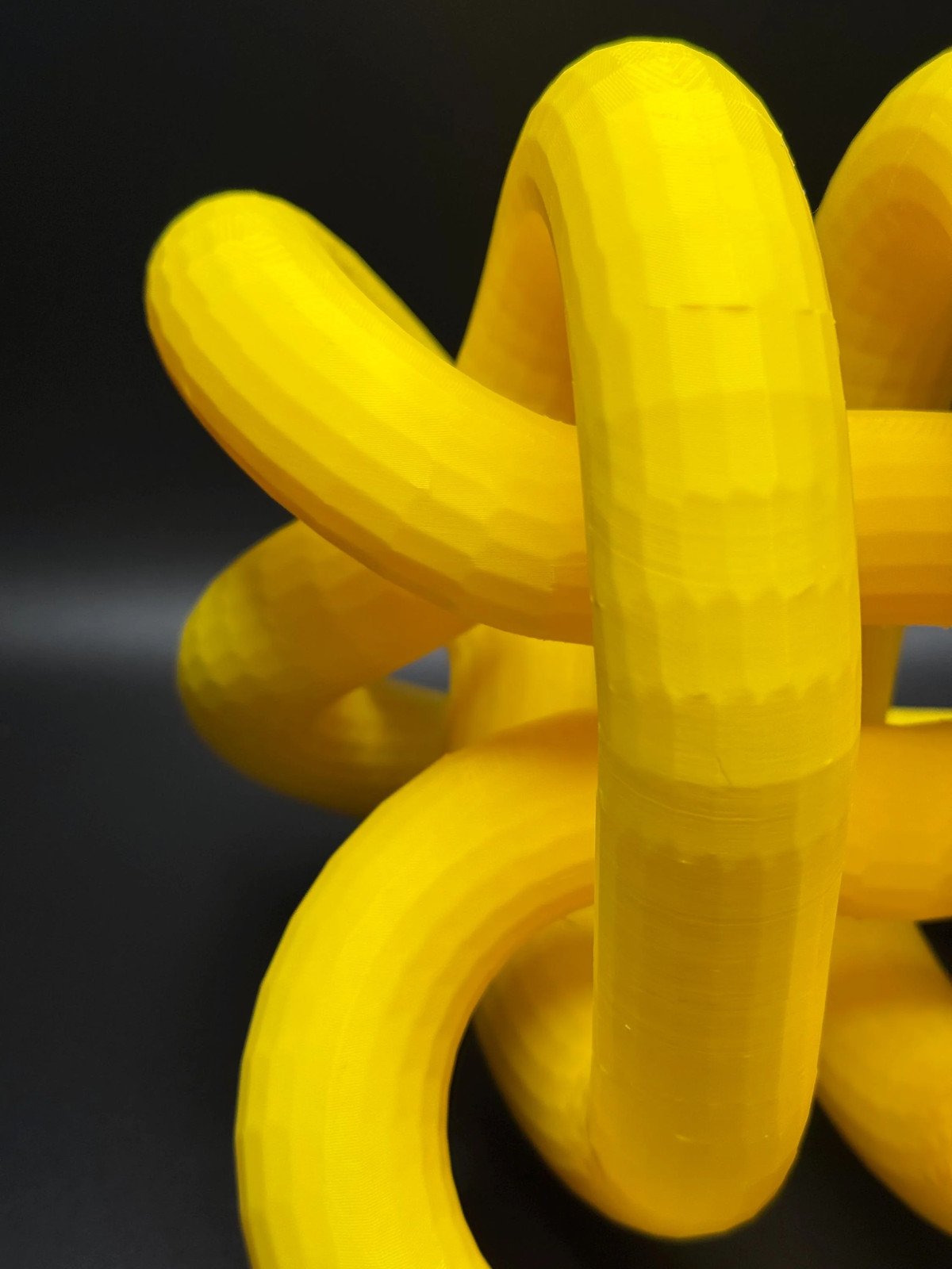 3D Printed Giant Knot Art Sculpture – Unique Gift for Home Decor, Modern Art,