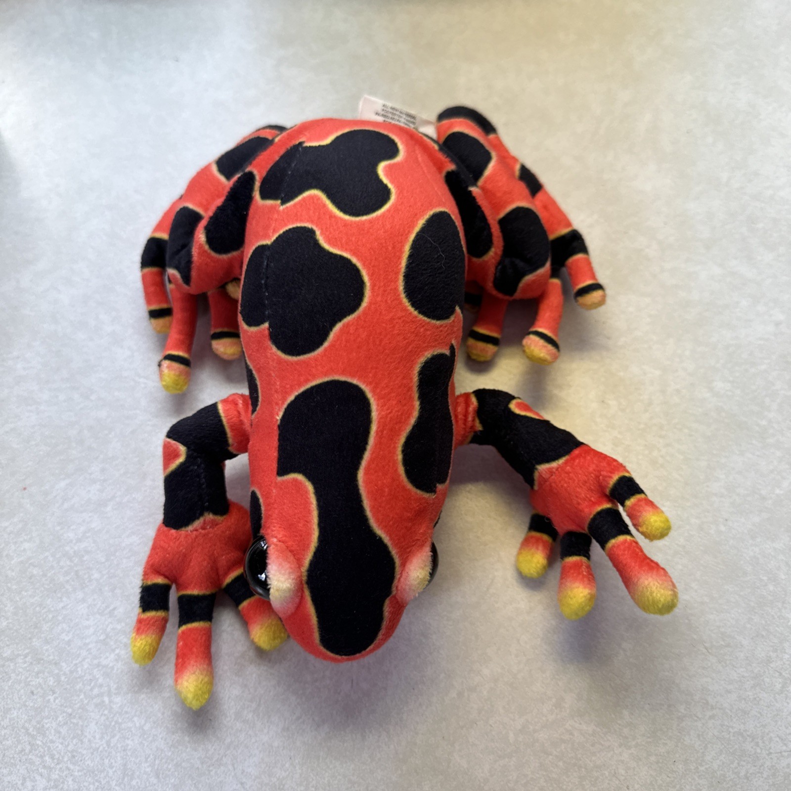 Frog, Red, Poison Dart Realistic Cute Stuffed Animal Plush Toy Kids Gift 9″ RI08