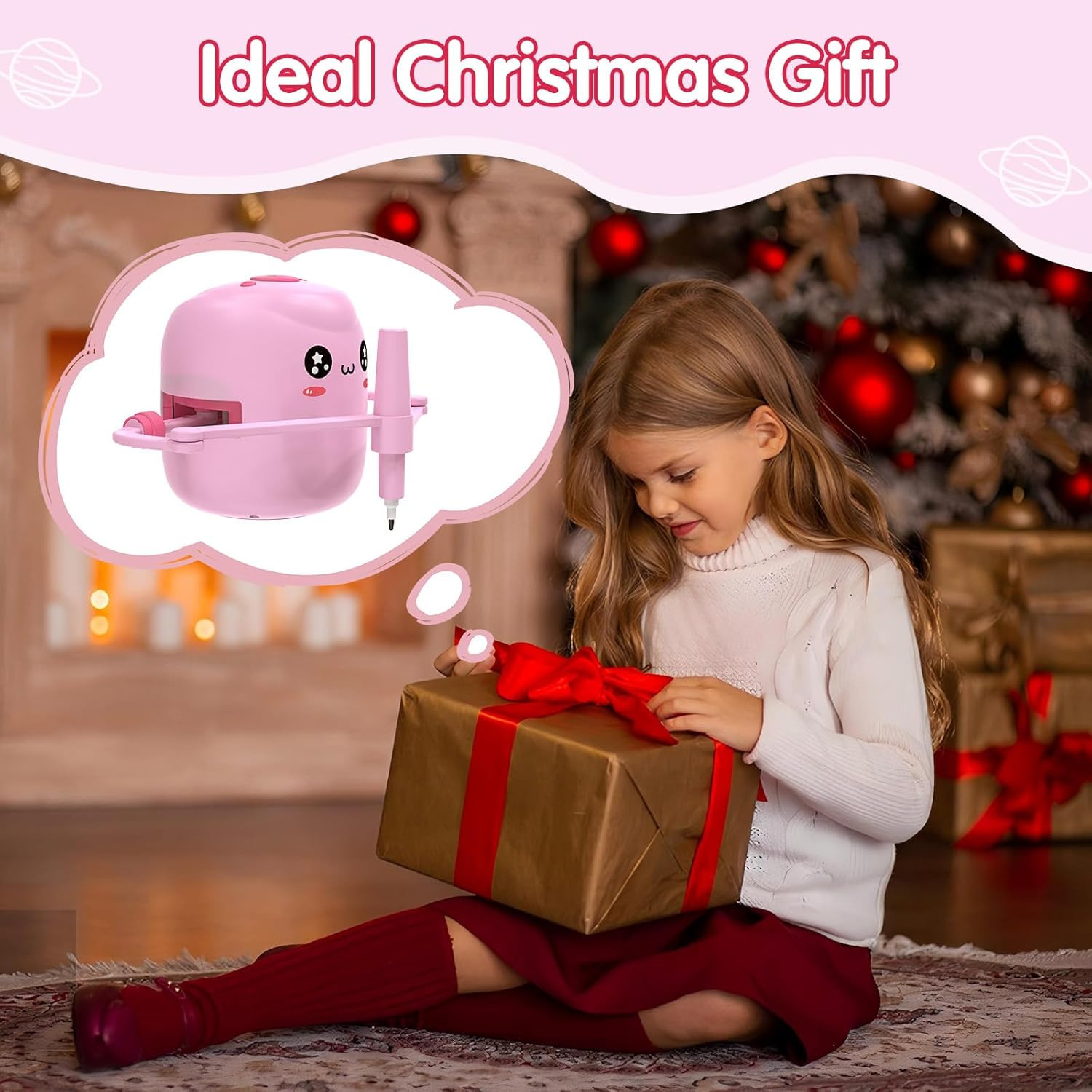Drawing Robot for Kids, Voice Interactive Educational Drawing Robot, Montessori