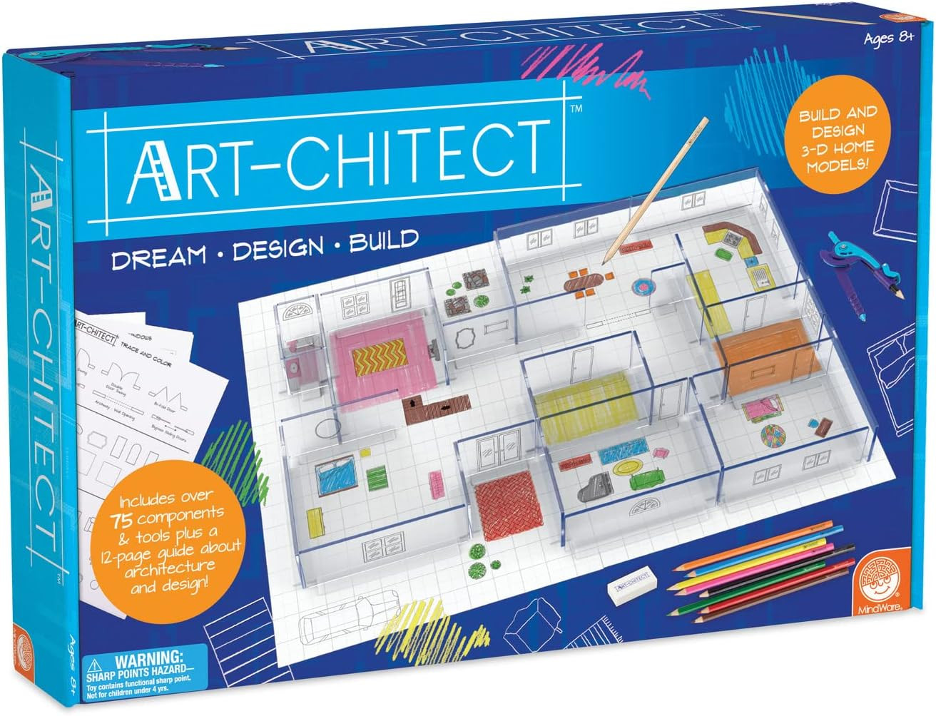 Art-Chitect Home Model Building for Kids – 3D Architectural Design Kit for Kids