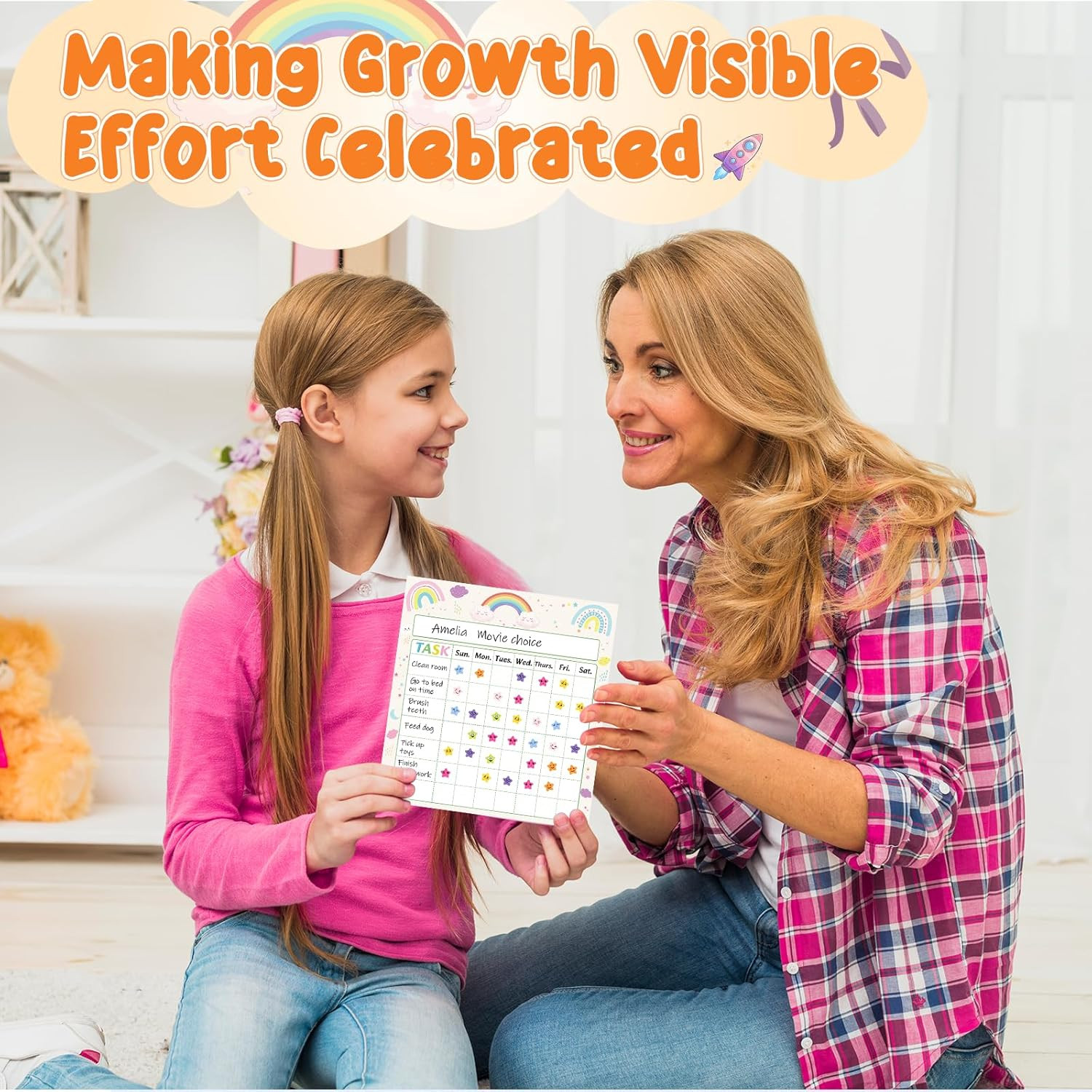 Incentive Reward Chart for Kids 70 Pack Chore Chart for Kids at Home Behavior Ch