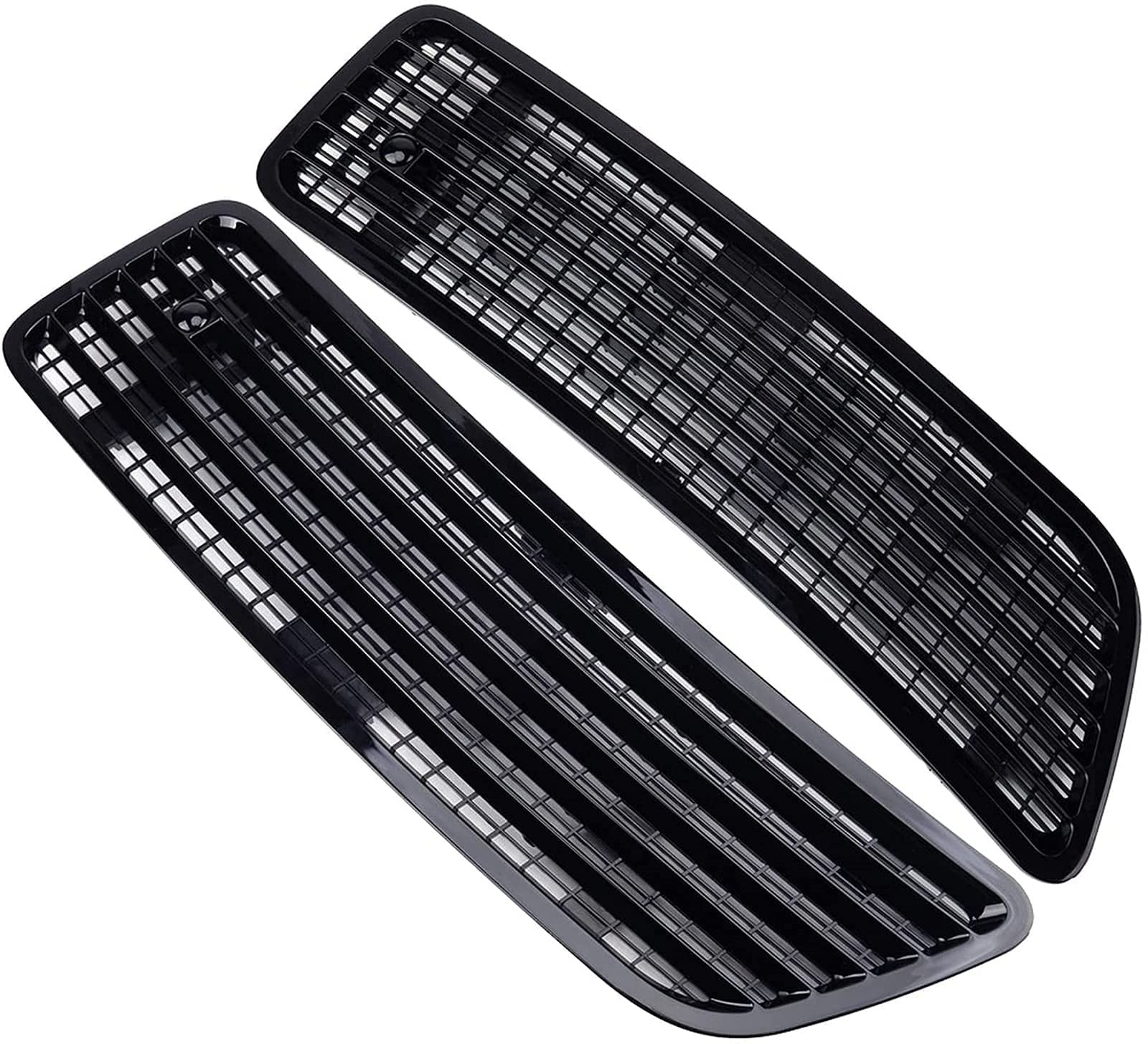 Front Hood Upper Grill Vent Trim For Mercedes-Benz S550 W221 gloss black