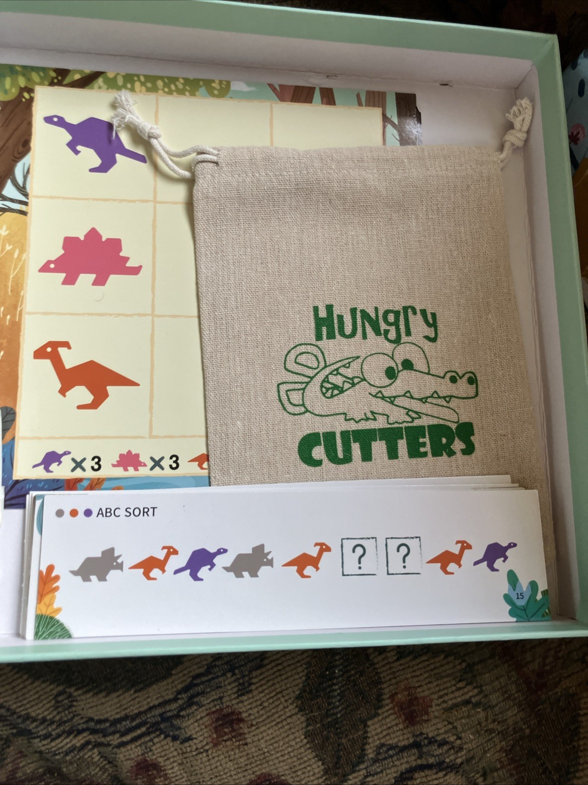 Hungry Cutters Dinosaur Mathematical Thinking Activity Early Childhood PreK New