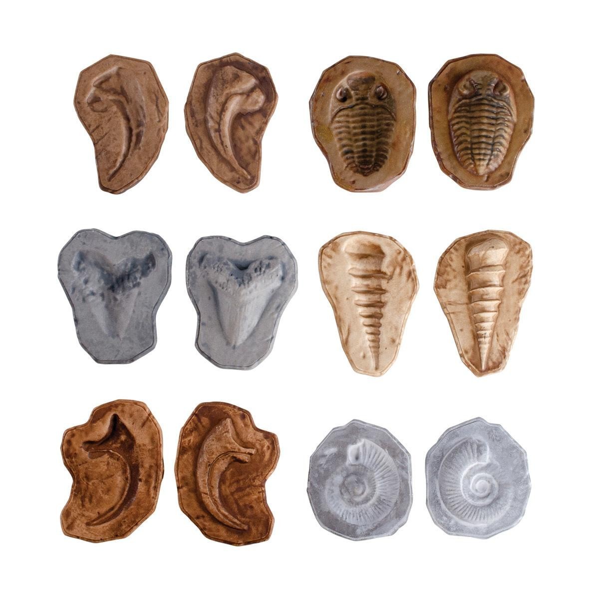 Kaplan Early Learning Magnetic Matching Fossil Stones – Set of 6