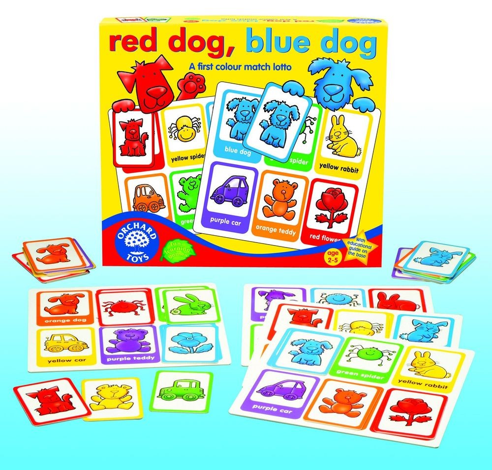 Red Dog Blue Dog Lotto – Orchard Toys