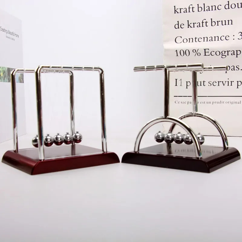 Perpetual Motion Collision Newton Cradle Steel Balls School Teaching Physics Toy