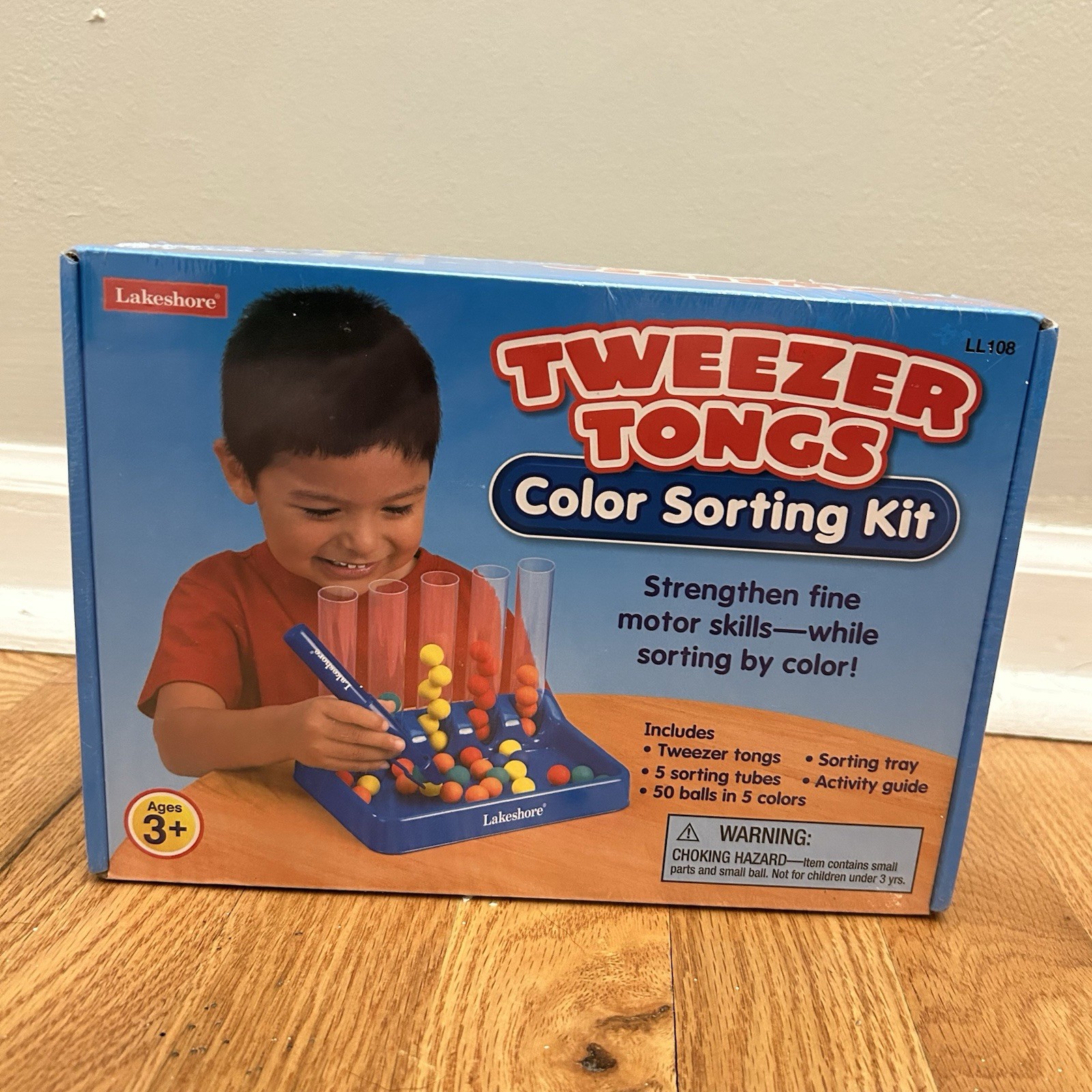 Lakeshore Learning Tweezer TongsColor Sorting Kit Age 3+ New In Box Educational