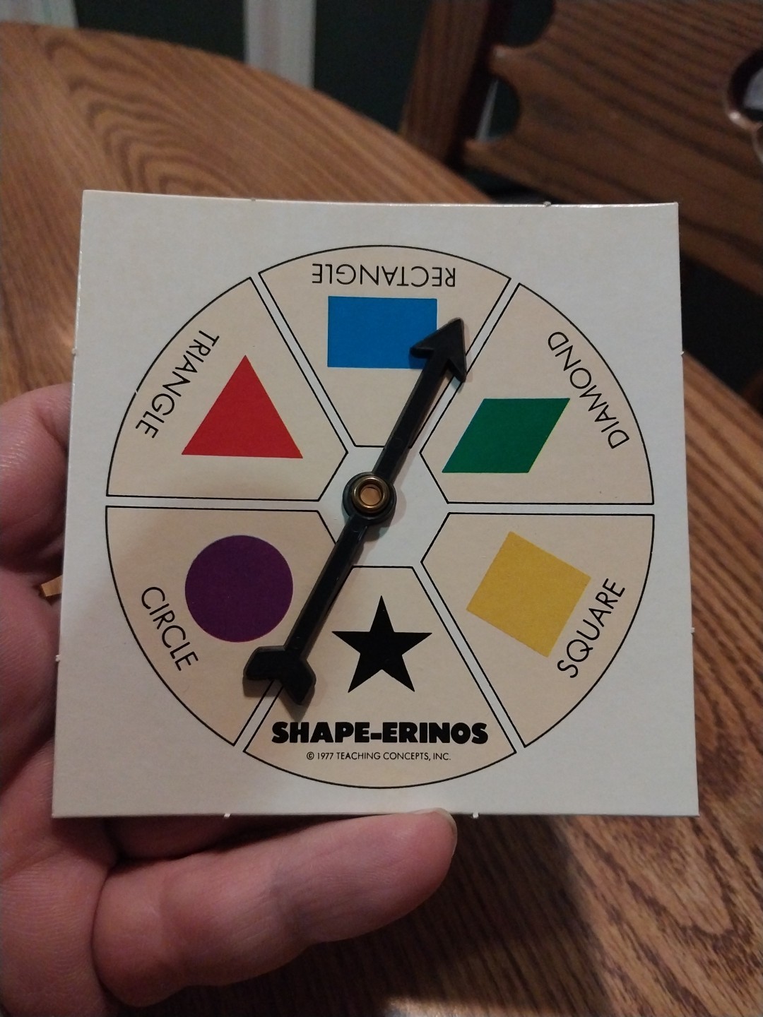 Vintage Shape-Erinos by Teaching Concepts 1977 Learning Game Ages 3 – 5 Nice!