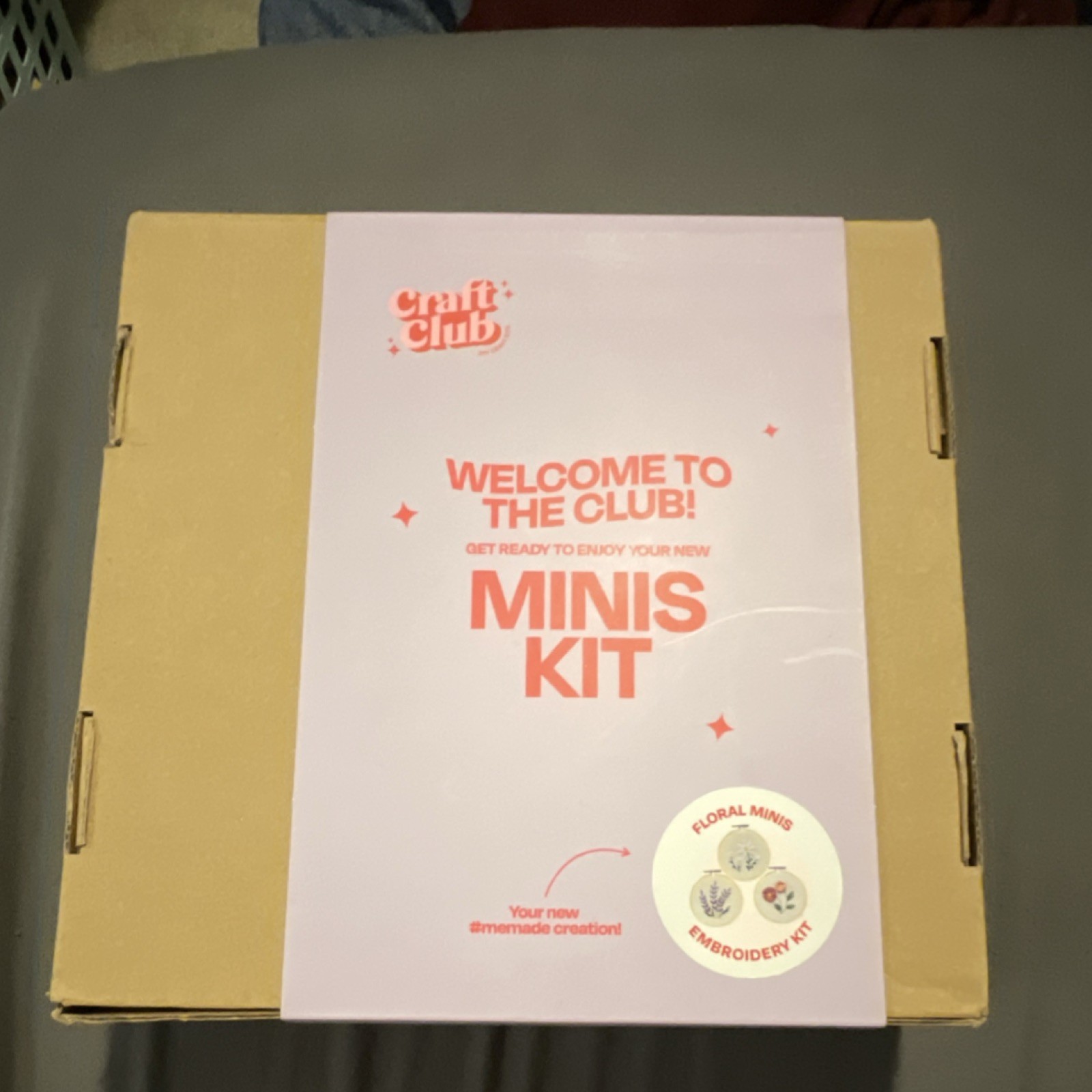 Craft Club Minis Kit Embroidery Arts & Crafts Set with Patterns & Supplies